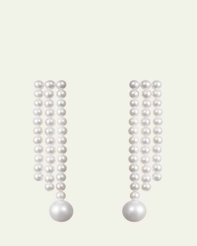 14K Yellow Gold La Valse Freshwater Pearl Earring, Single (Left)